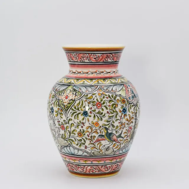 luisa-paix-o-coimbra-vase-c-ramique-couleurs-22cm-unique image 1