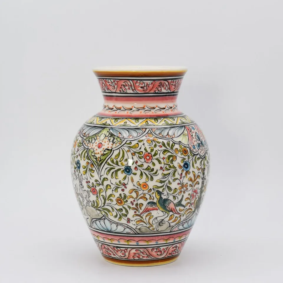 luisa-paix-o-coimbra-vase-c-ramique-couleurs-22cm-unique image 1