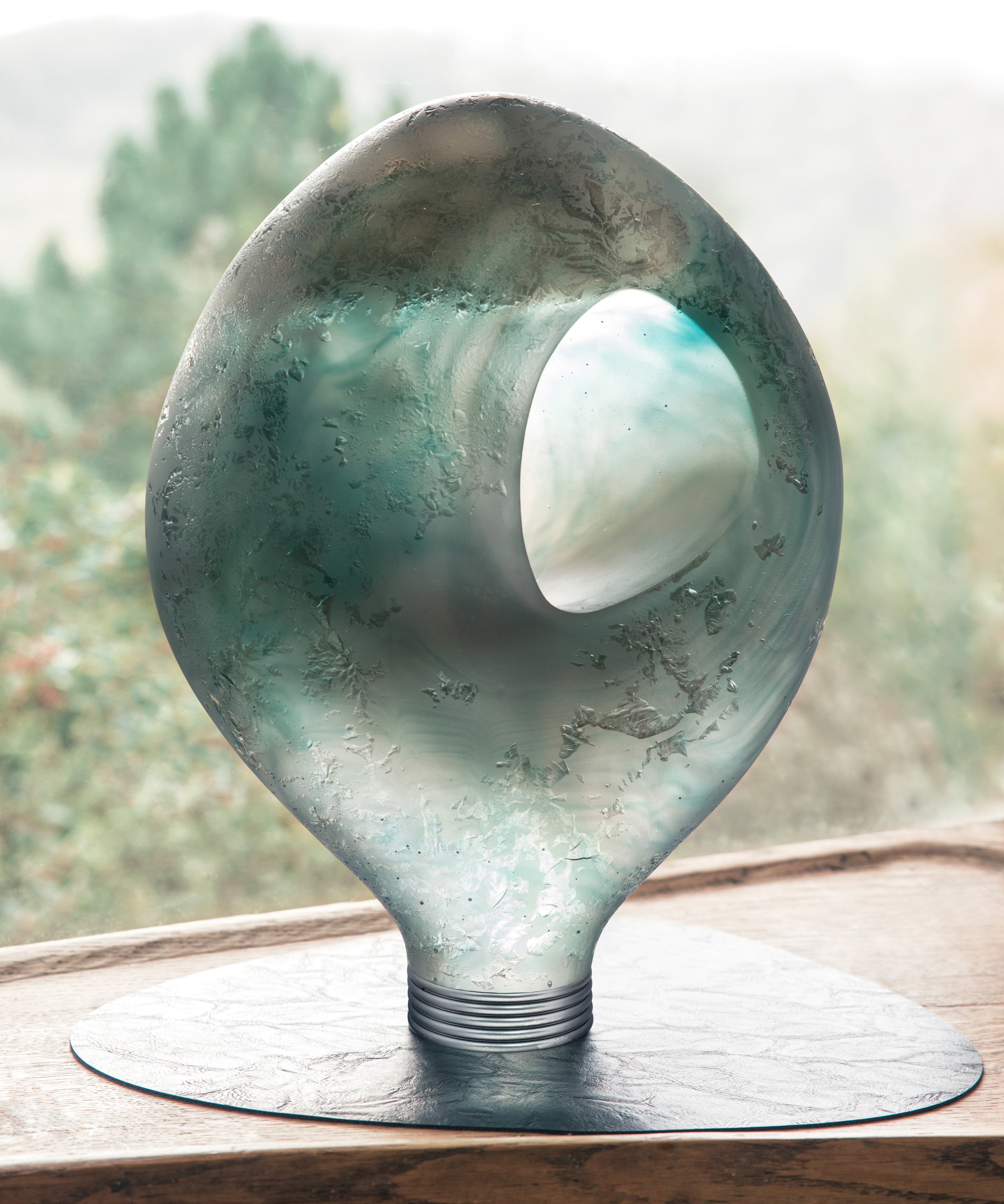 daum-yeelen-azur-gerald-vatrin-sculpture-cristal-8-ex image 2