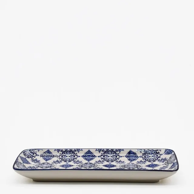luisa-paix-o-azulejos-plat-c-ramique-29x14-cm-bleu image 1