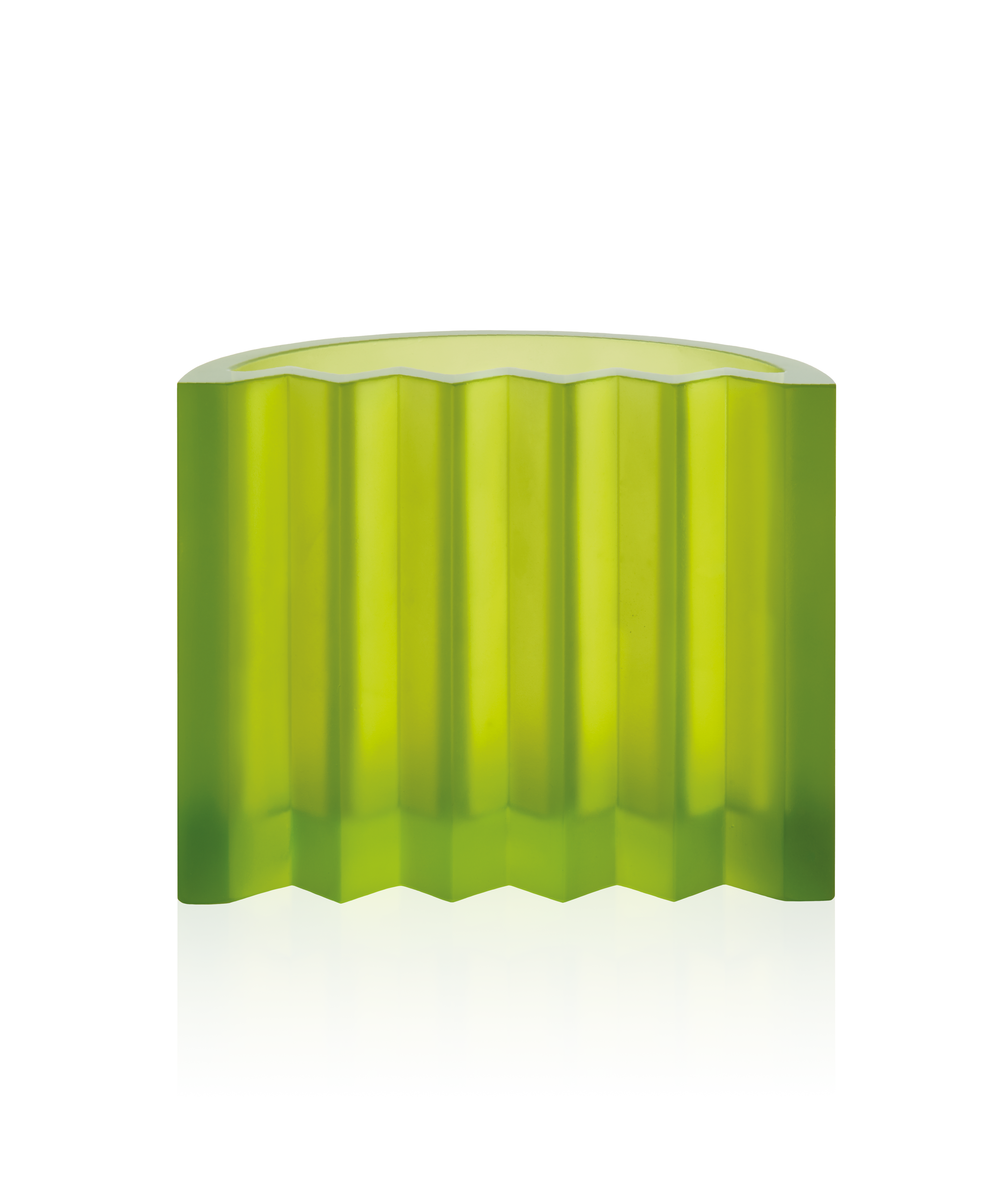 daum-art-cristal-vase-zigzag-petit-mod-le-vert-300-ex image 1