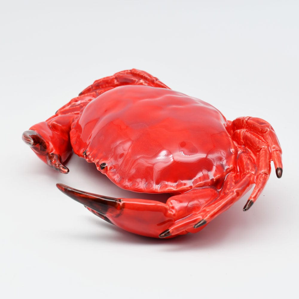 luisa-paix-o-crabe-en-c-ramique-rouge-26-cm-artisanal image 5