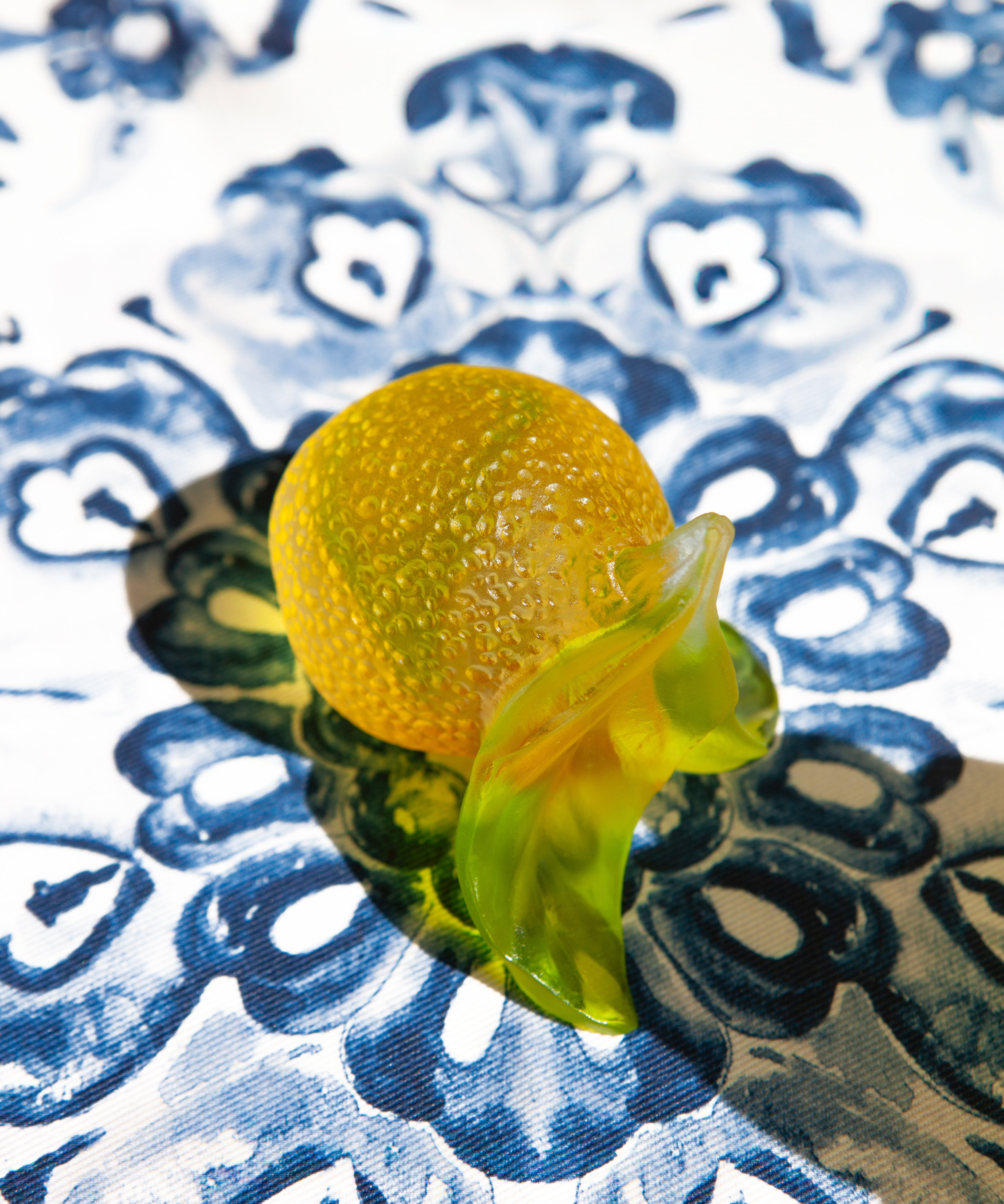 daum-citrus-citron-d-coratif-cristal-jaune-fruit image 3