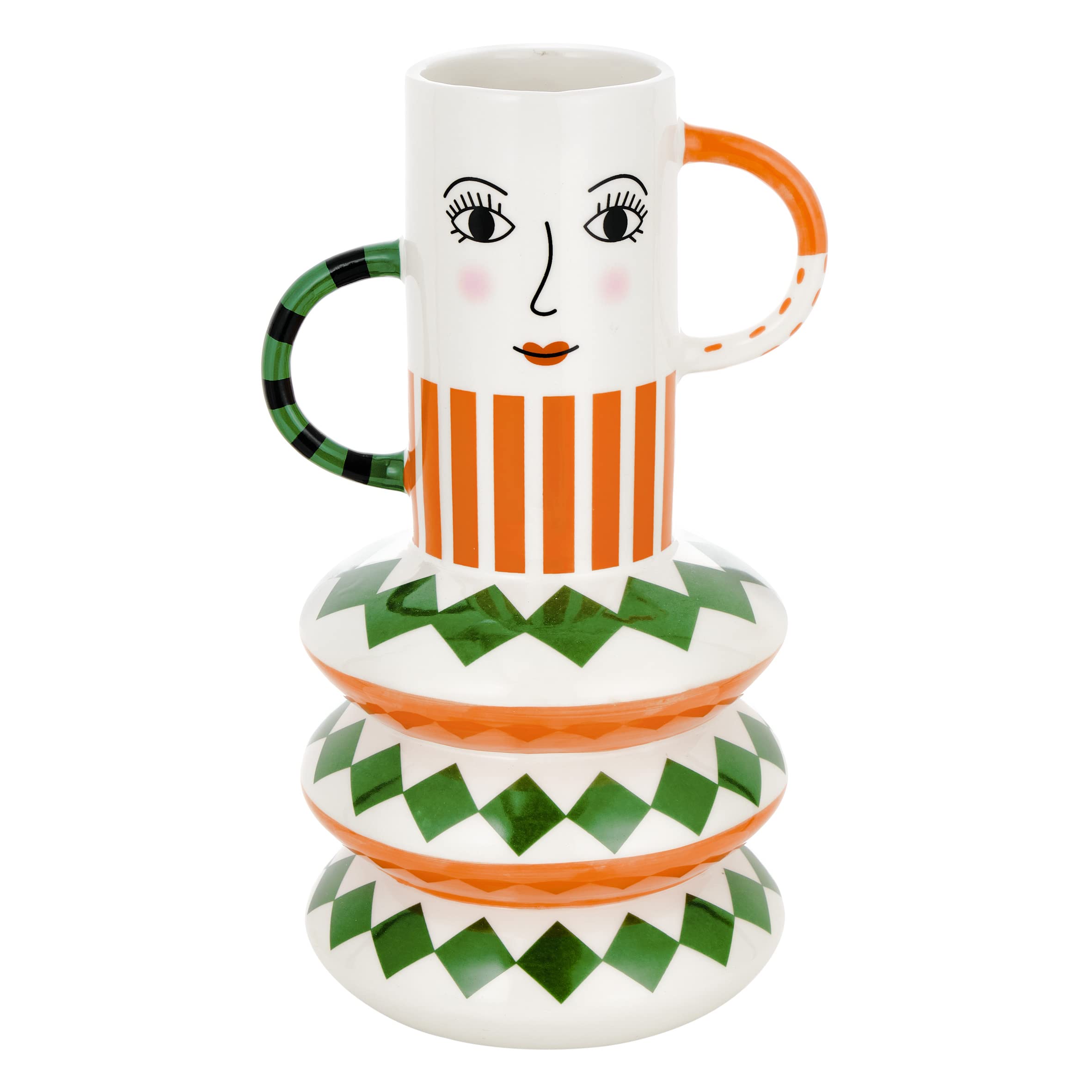 baroni-home-decorazioni-vase-c-ramique-tropical-16x14x27-cm image 1