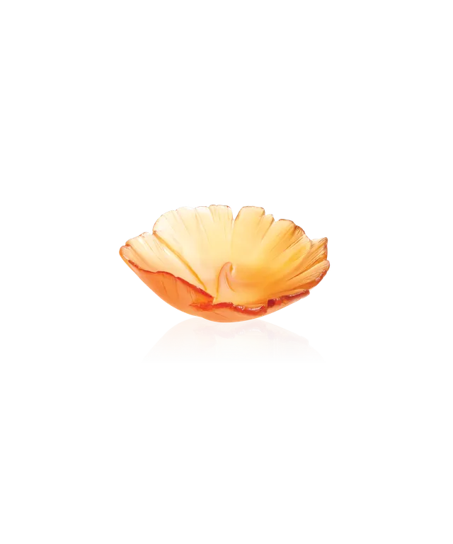 daum-ginkgo-coupelle-ambre-feuille-cristal image 1