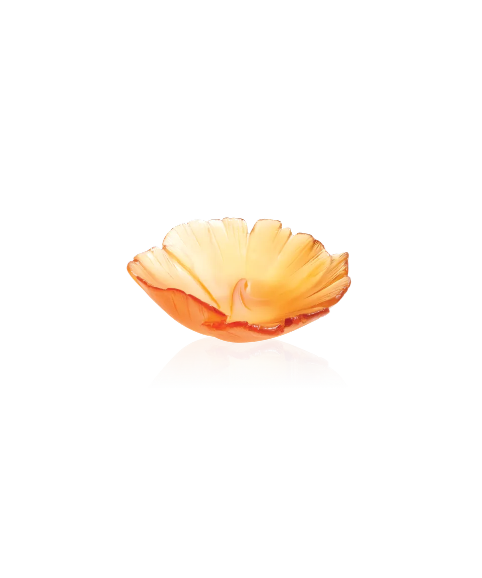daum-ginkgo-coupelle-ambre-feuille-cristal image 1