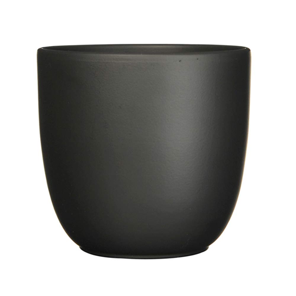 mica-tusca-cache-pot-c-ramique-noir-mat-19-5cm image 5