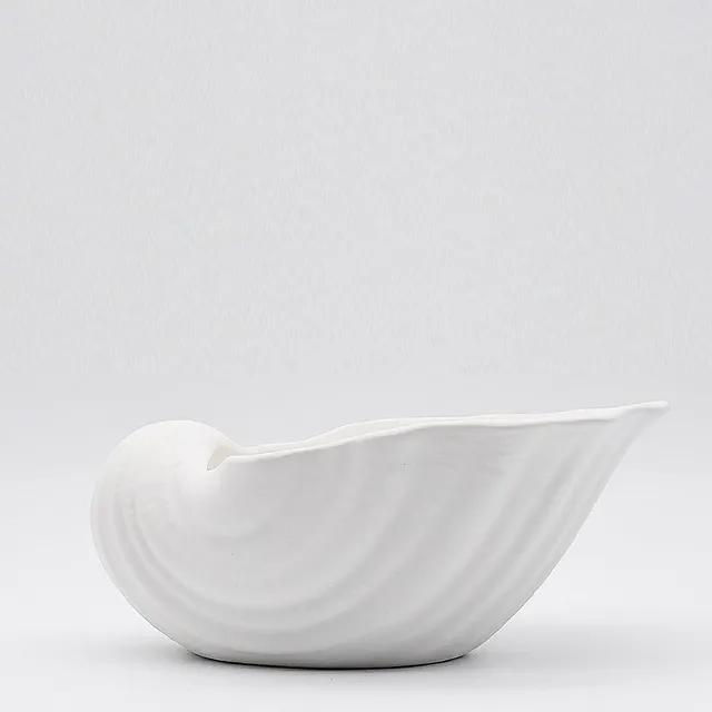 luisa-paix-o-coquillage-c-ramique-blanc-26cm-coupe-d-co image 1