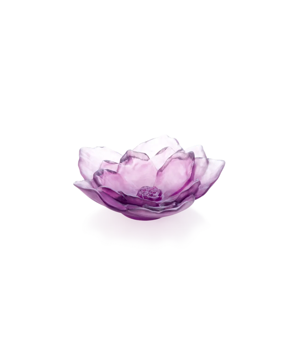 daum-camelia-coupe-petit-mod-le-violette-p-te-de-verre image 1