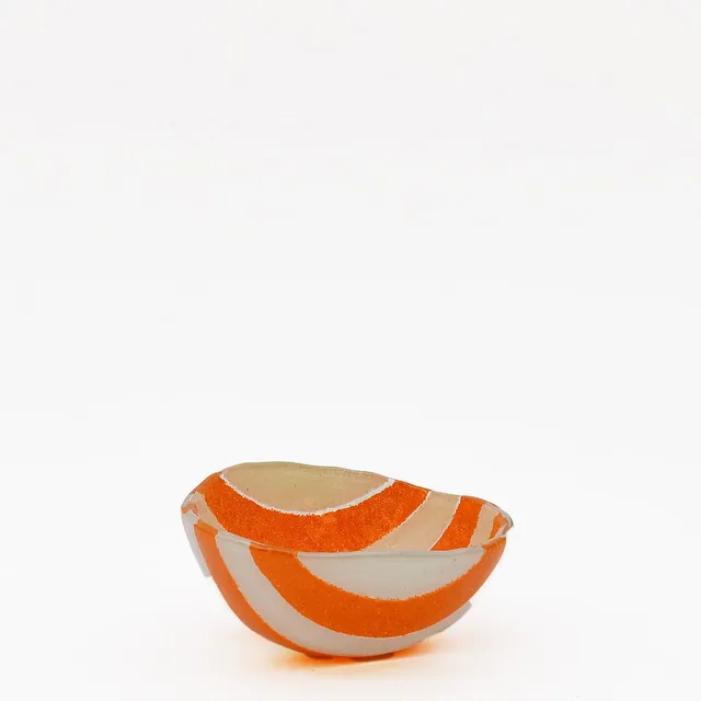 luisa-paix-o-marinha-grande-saladier-verre-orange-13-cm image 1