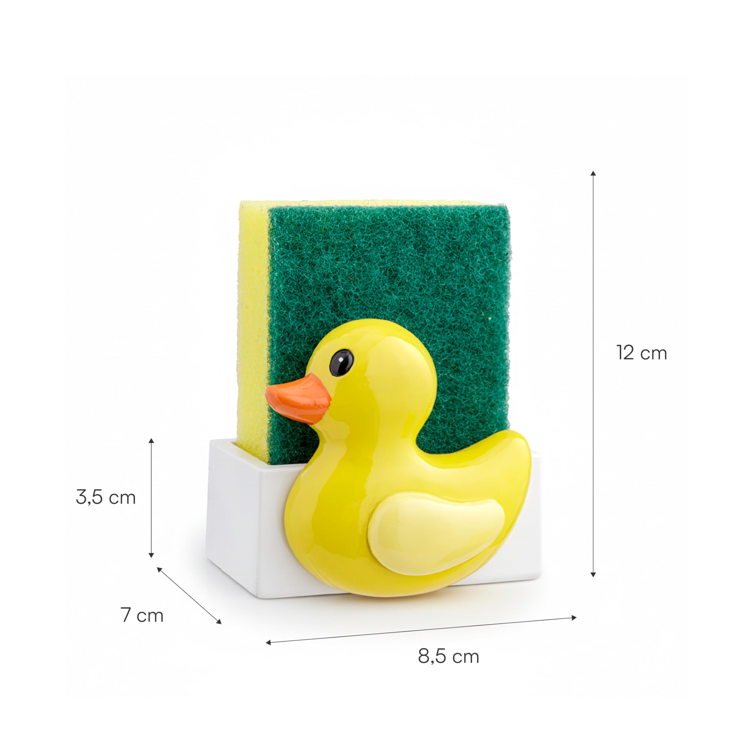baroni-home-cucina-porte-ponge-cuisine-canard-jaune-8-5x7x12-cm image 3