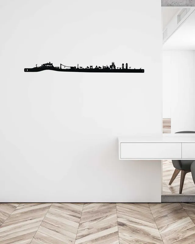 je-suis-art-skylines-monde-barcelone-silhouette-d-co-murale-m-tal image 1