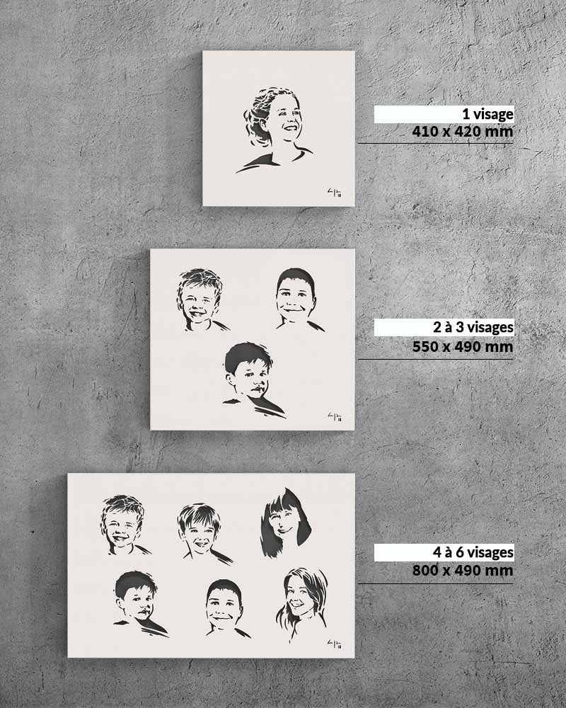 je-suis-art-portrait-tableau-personnalis-d-co-murale-m-tal image 4