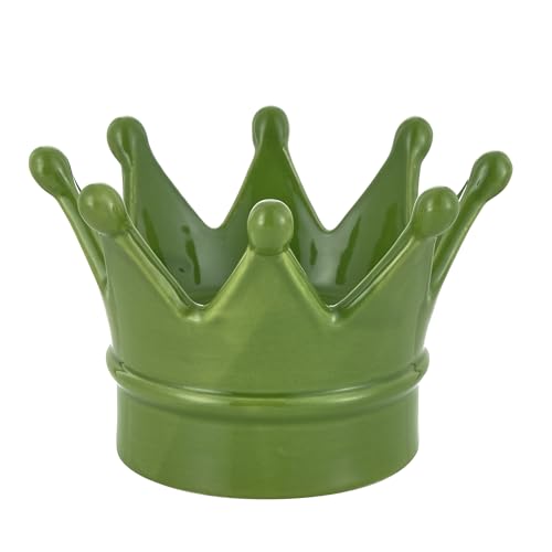 baroni-home-decorazioni-couronne-porcelaine-verte-15x15x10-cm image 8