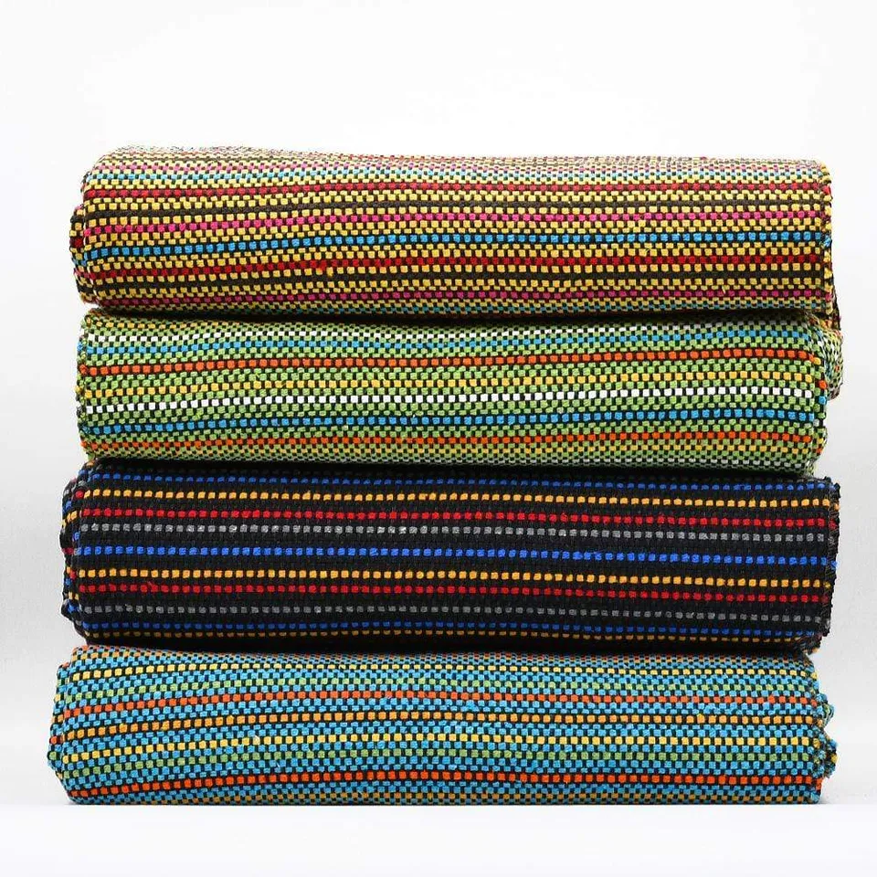 luisa-paix-o-plaid-couverture-coton-210x150-noir-100-coton image 1
