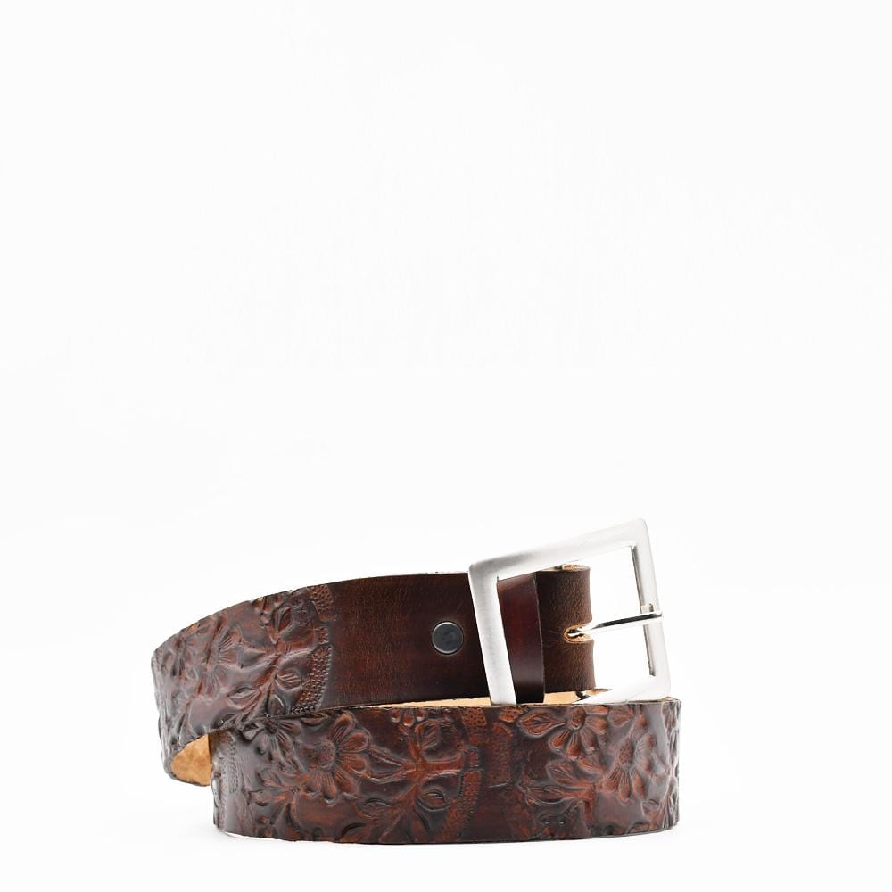 luisa-paix-o-accessoires-ceinture-cuir-marron-boucle-laiton-95-cm image 1