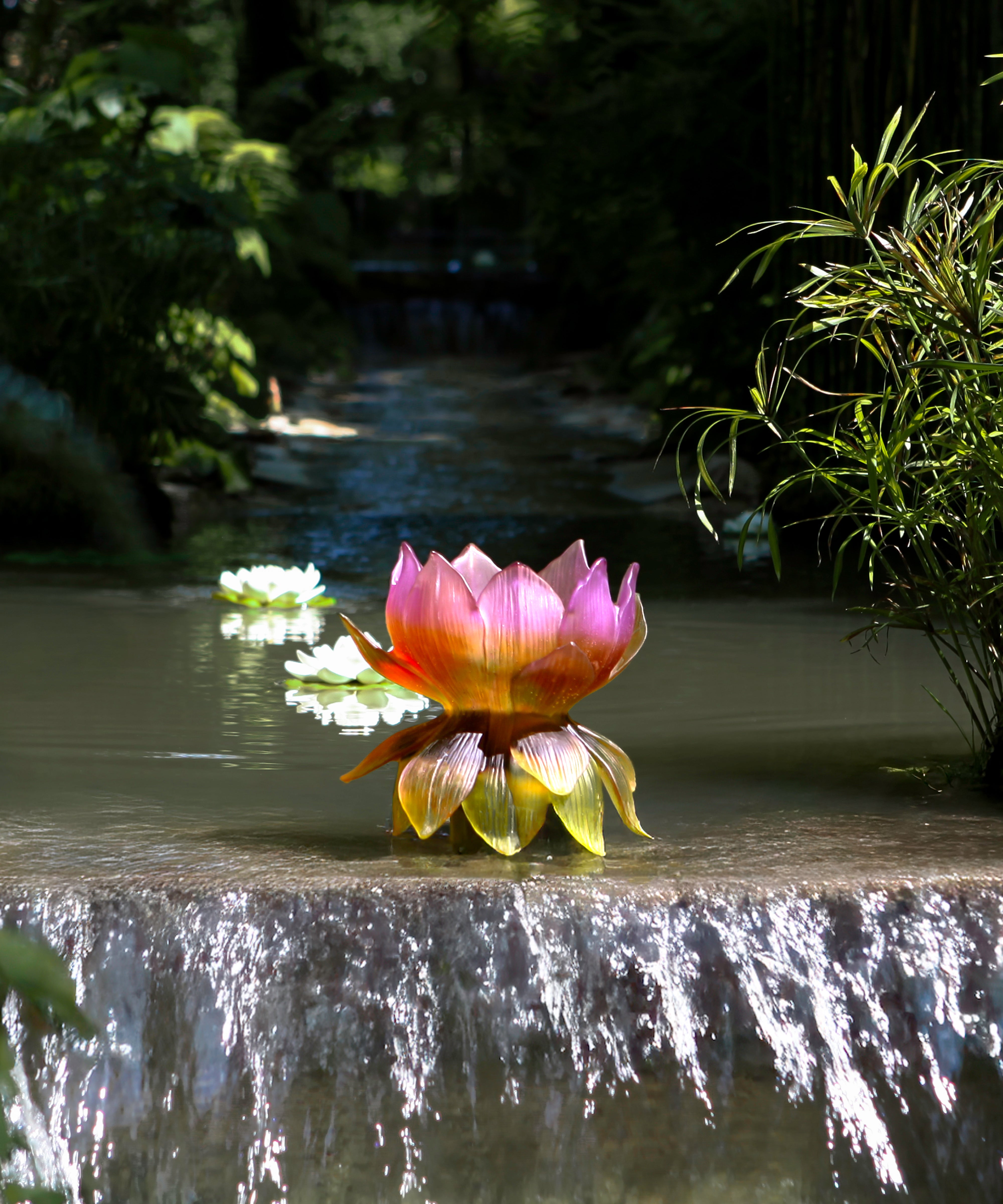 daum-univers-v-g-tal-jardin-de-lotus-vase-moyen-175-ex image 2