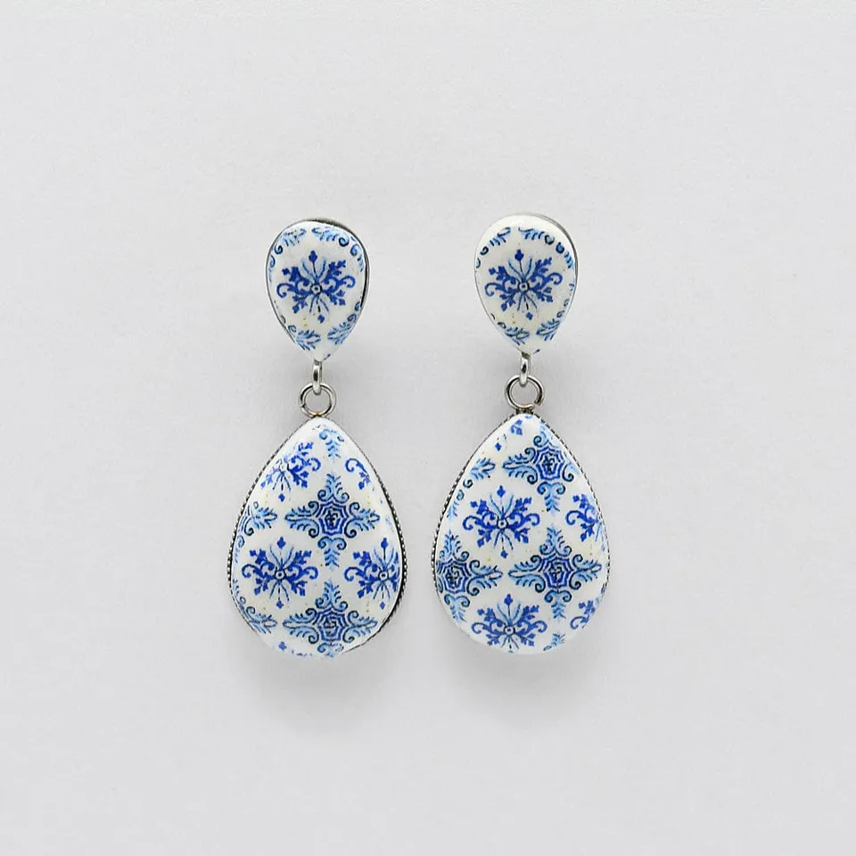 luisa-paix-o-bijoux-du-portugal-azulejos-boucles-d-oreilles-artisanales image 1
