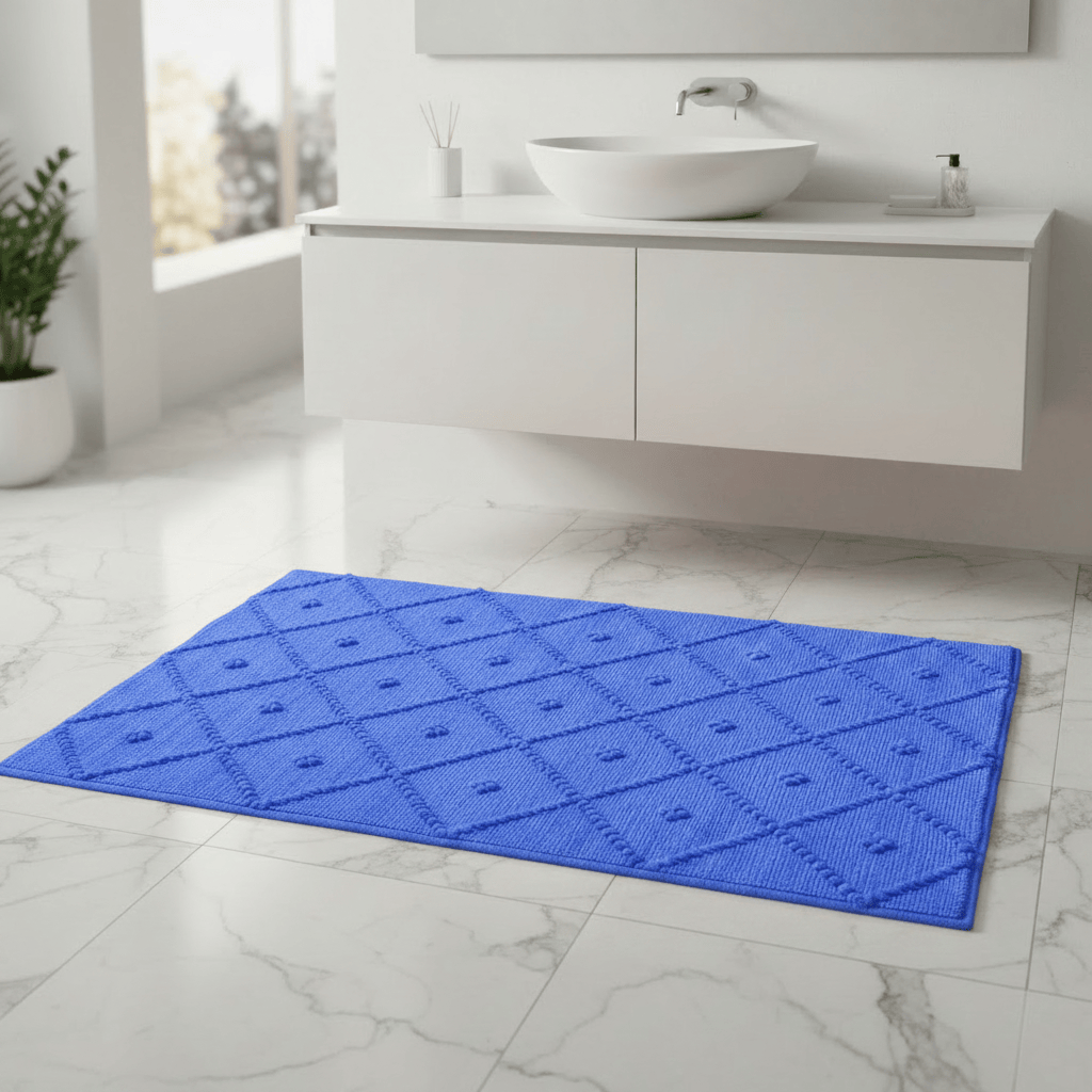 luisa-paix-o-tapis-salle-de-bain-100x50-cm-bleu-coton image 2
