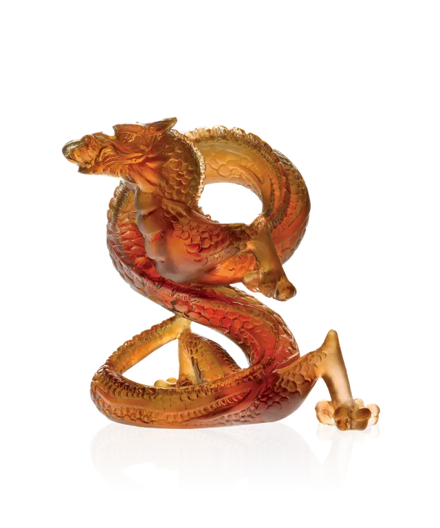 daum-dragon-huit-sculpture-ambre-fonc image 1