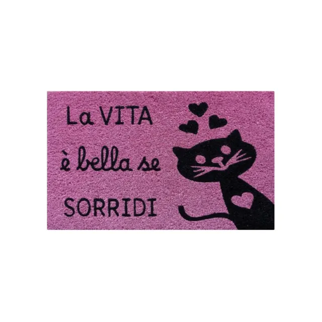 baroni-home-tessile-casa-paillasson-coco-rose-60x38-cm image 1