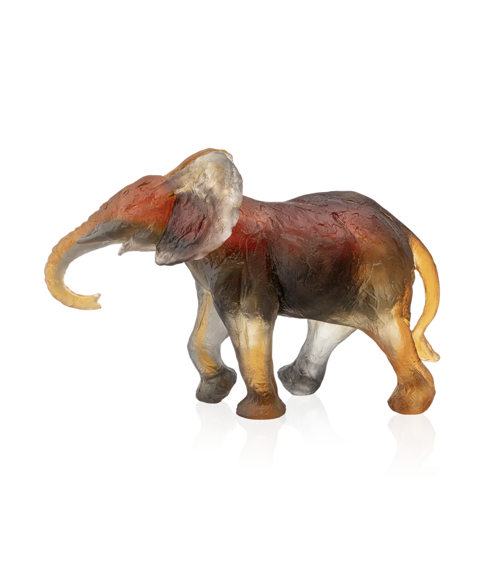 daum-univers-animalier-el-phant-savana-sculpture-cristal image 1
