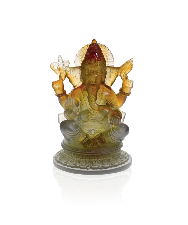 daum-art-cristal-ganesh-blessing-sculpture-488-ex image 1
