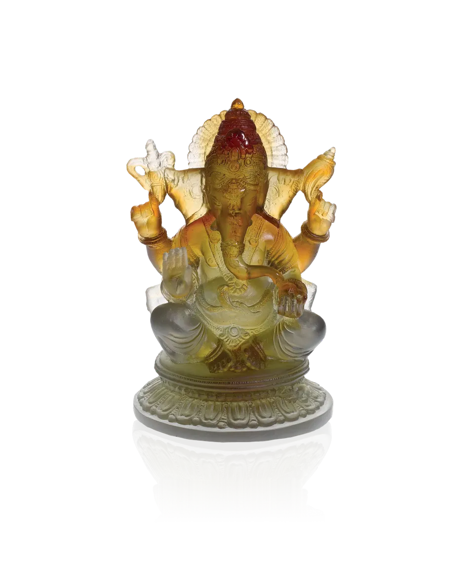 daum-art-cristal-ganesh-blessing-sculpture-488-ex image 1