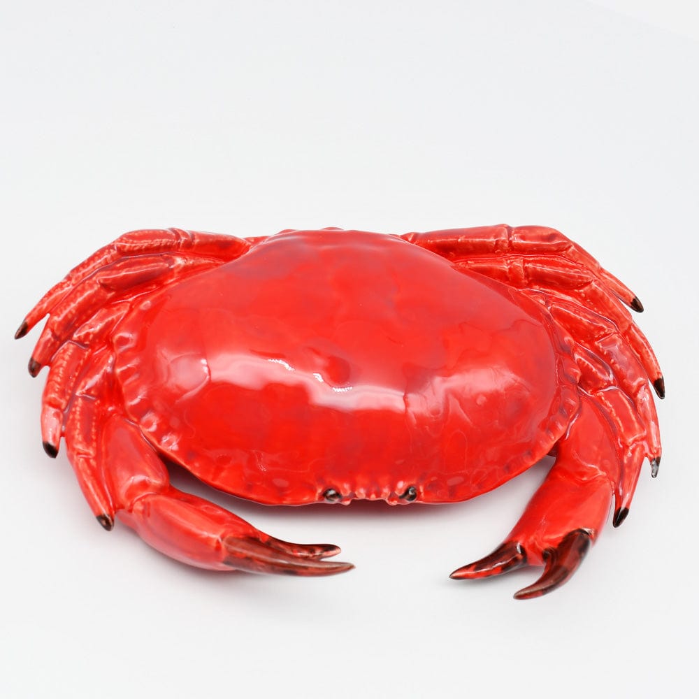luisa-paix-o-crabe-en-c-ramique-rouge-26-cm-artisanal image 4