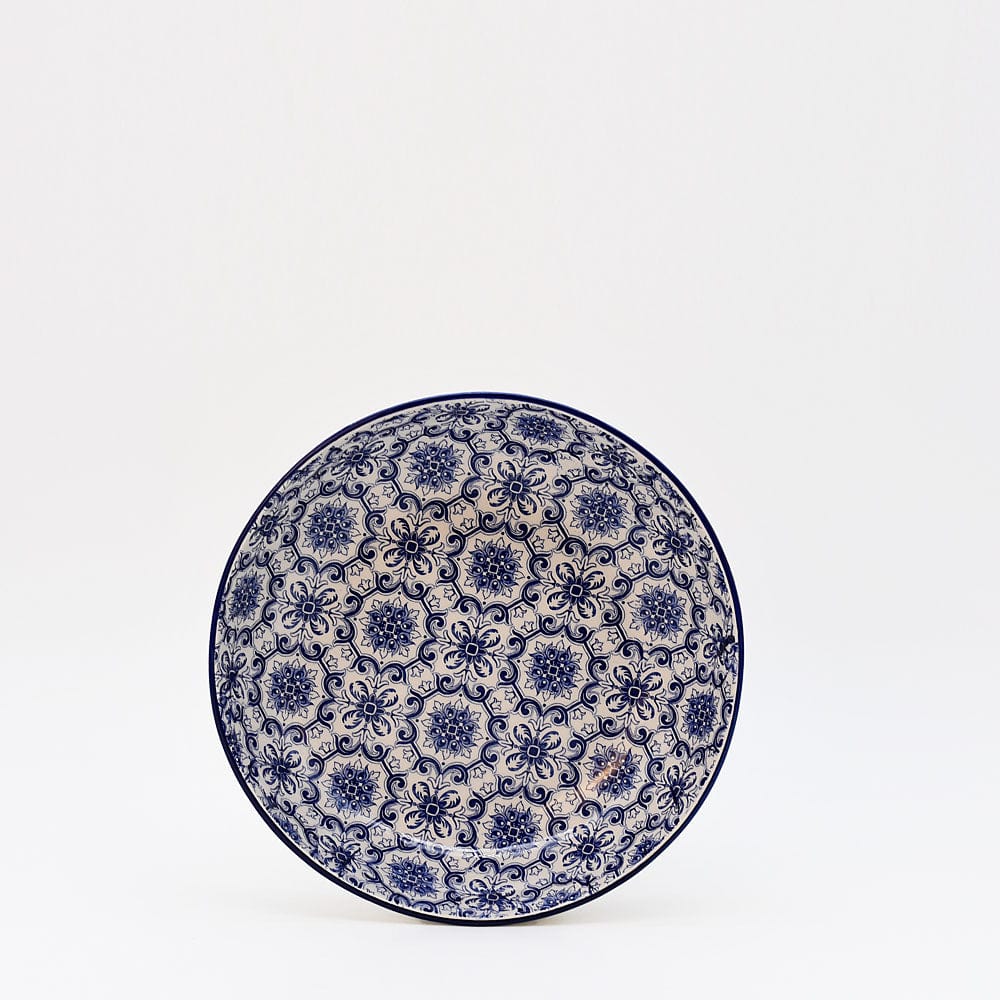 luisa-paix-o-padr-o-assiette-creuse-c-ramique-bleu-19-cm image 1