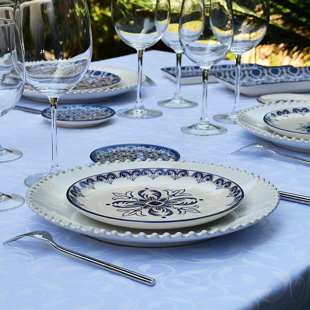 luisa-paix-o-floral-assiette-c-ramique-bleu-20cm image 6