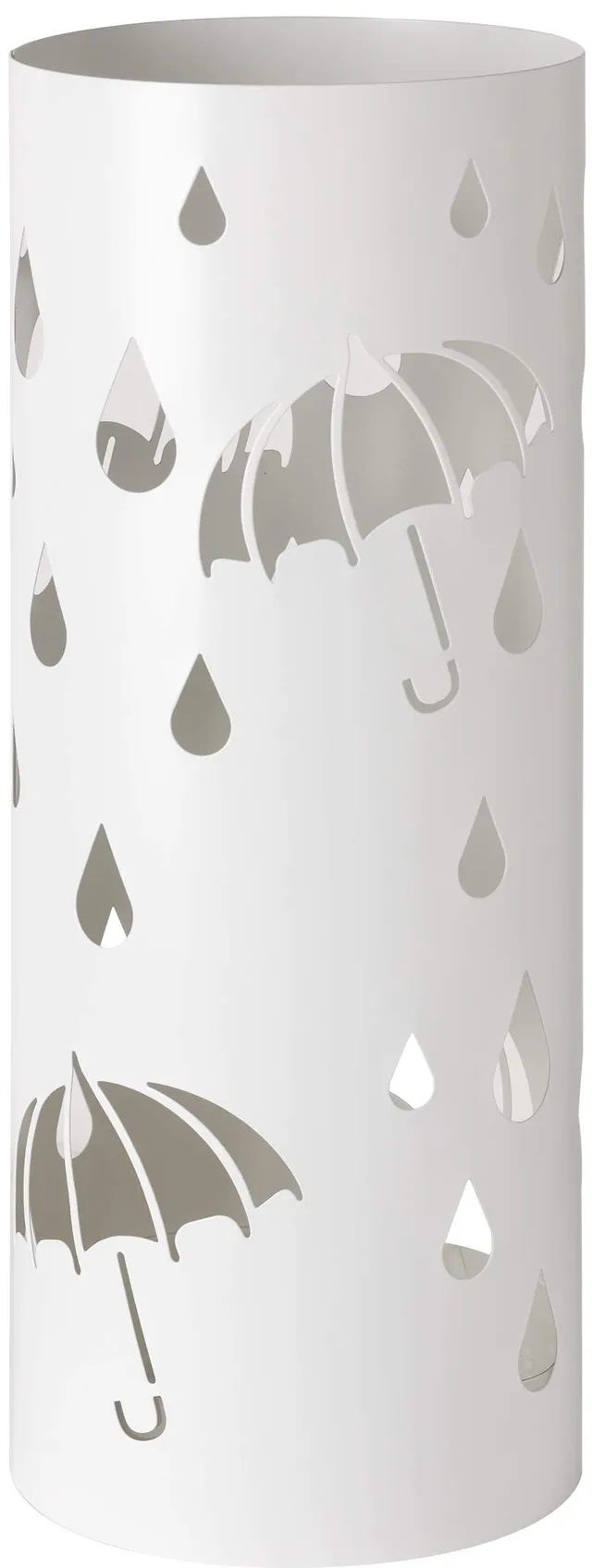 baroni-home-portaombrelli-porte-parapluie-cylindrique-blanc-49-cm image 1