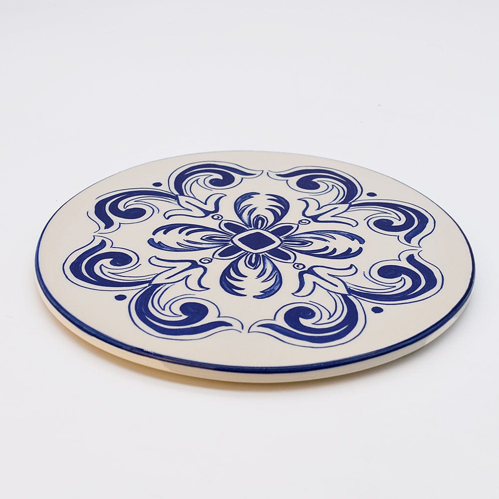 luisa-paix-o-floral-plateau-c-ramique-bleu-23-cm image 3