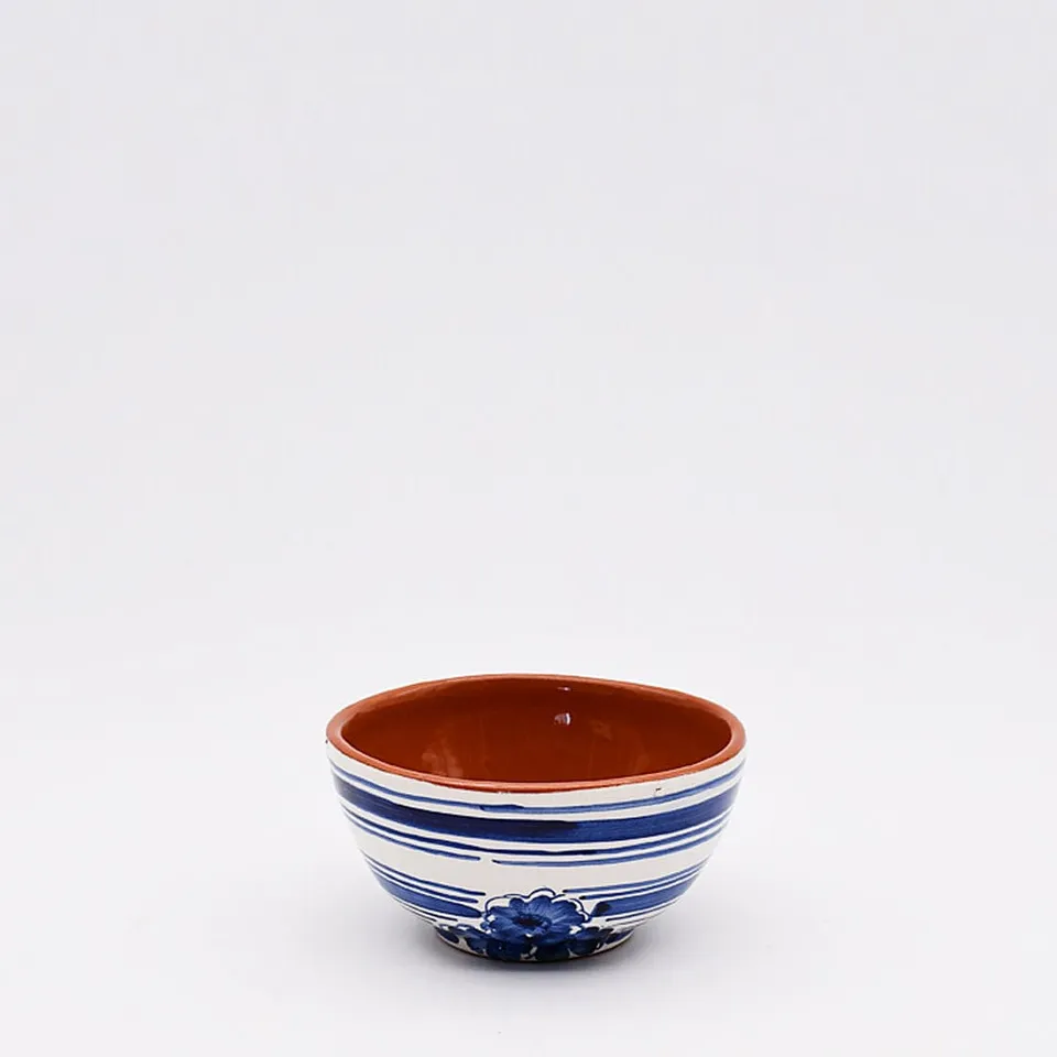 luisa-paix-o-vaisselle-portugaise-bol-terre-cuite-12cm-bleu-fait-main image 1