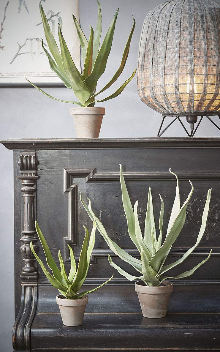 mica-decorations-aloe-vera-plante-artificielle-vert-45-cm image 2