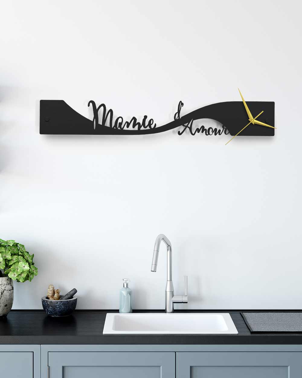 je-suis-art-citations-mamie-d-amour-horloge-murale-citation image 3