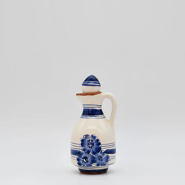 luisa-paix-o-carafe-huile-terre-cuite-bleue-250-ml image 1