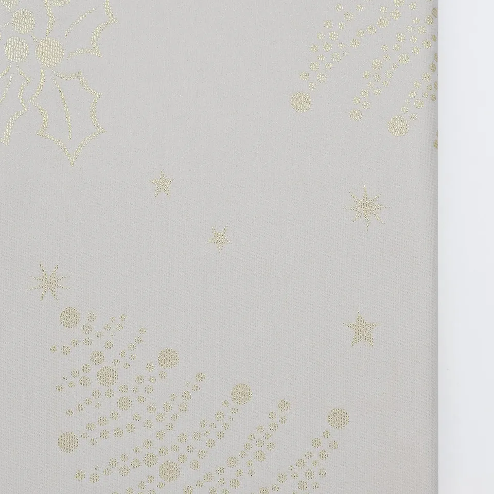 luisa-paix-o-festas-nappe-coton-beige-250x150-cm-motifs-dor-s image 1