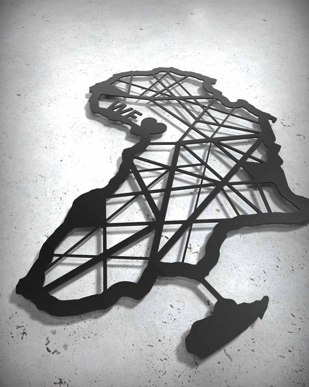 je-suis-art-we-love-afrique-pixel-carte-murale-m-tal image 3