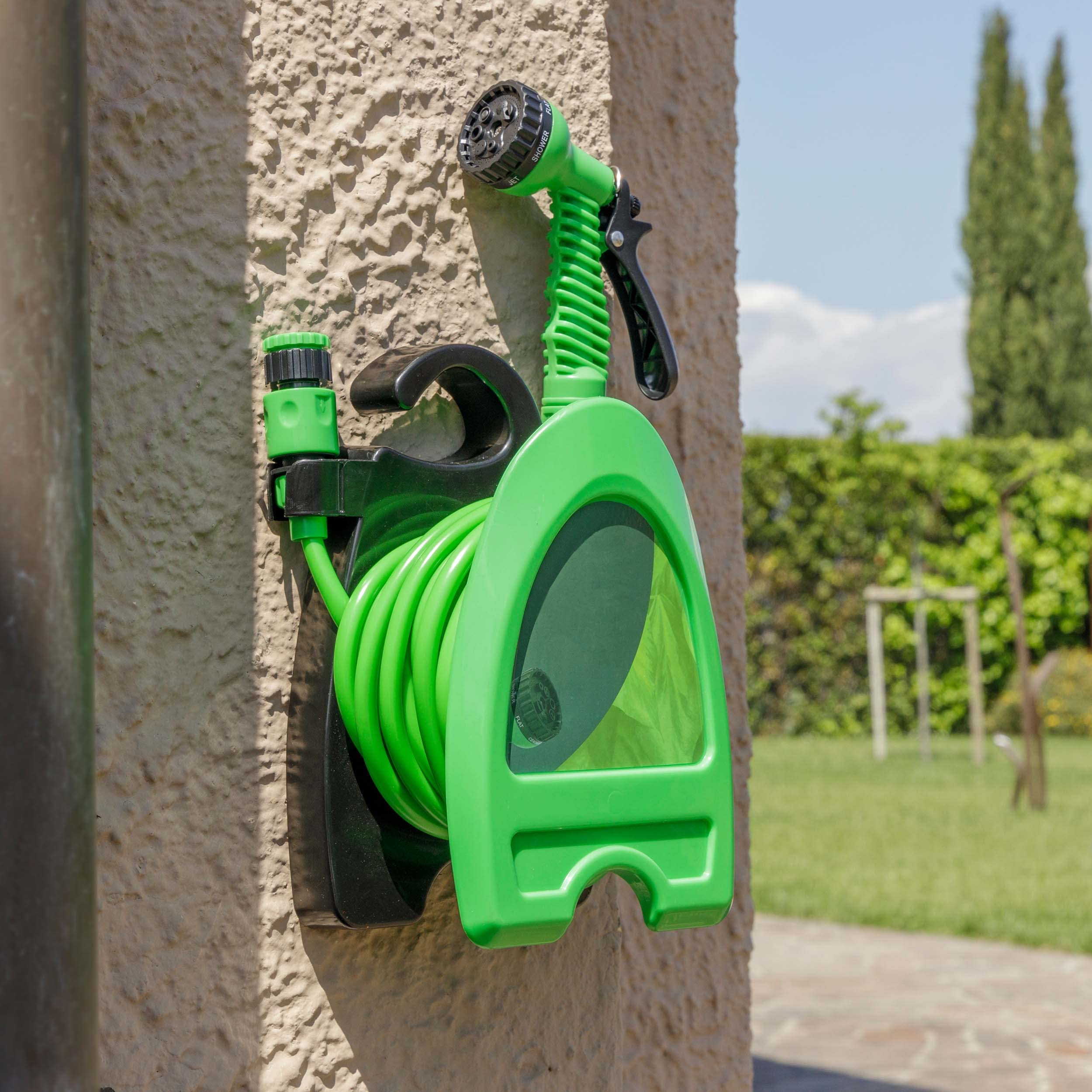 baroni-home-outdoor-tuyau-arrosage-enroulable-10-m-7-jets image 7