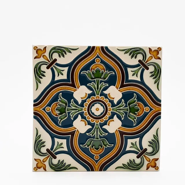 luisa-paix-o-azulejo-hispano-maure-14x14-cm-relief image 1
