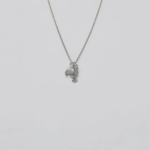 luisa-paix-o-galo-i-collier-argent-coq-portugais-45cm image 1