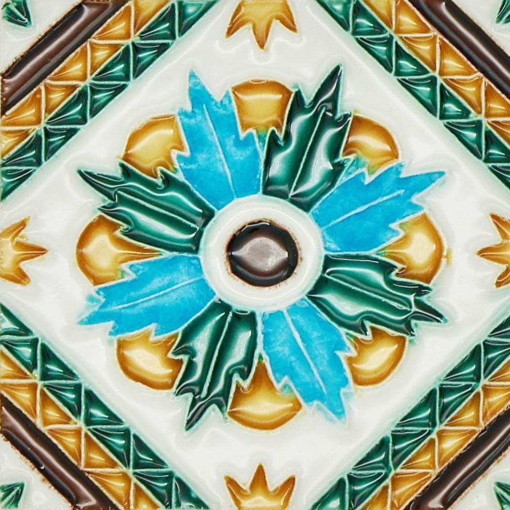 luisa-paix-o-azulejos-carreau-hispano-maure-8-5cm-relief image 2