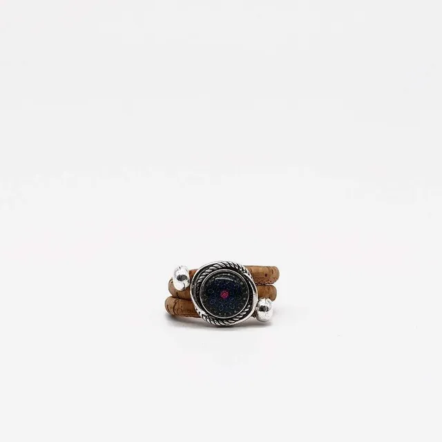 luisa-paix-o-azulejo-bague-li-ge-bleue-ajustable image 1