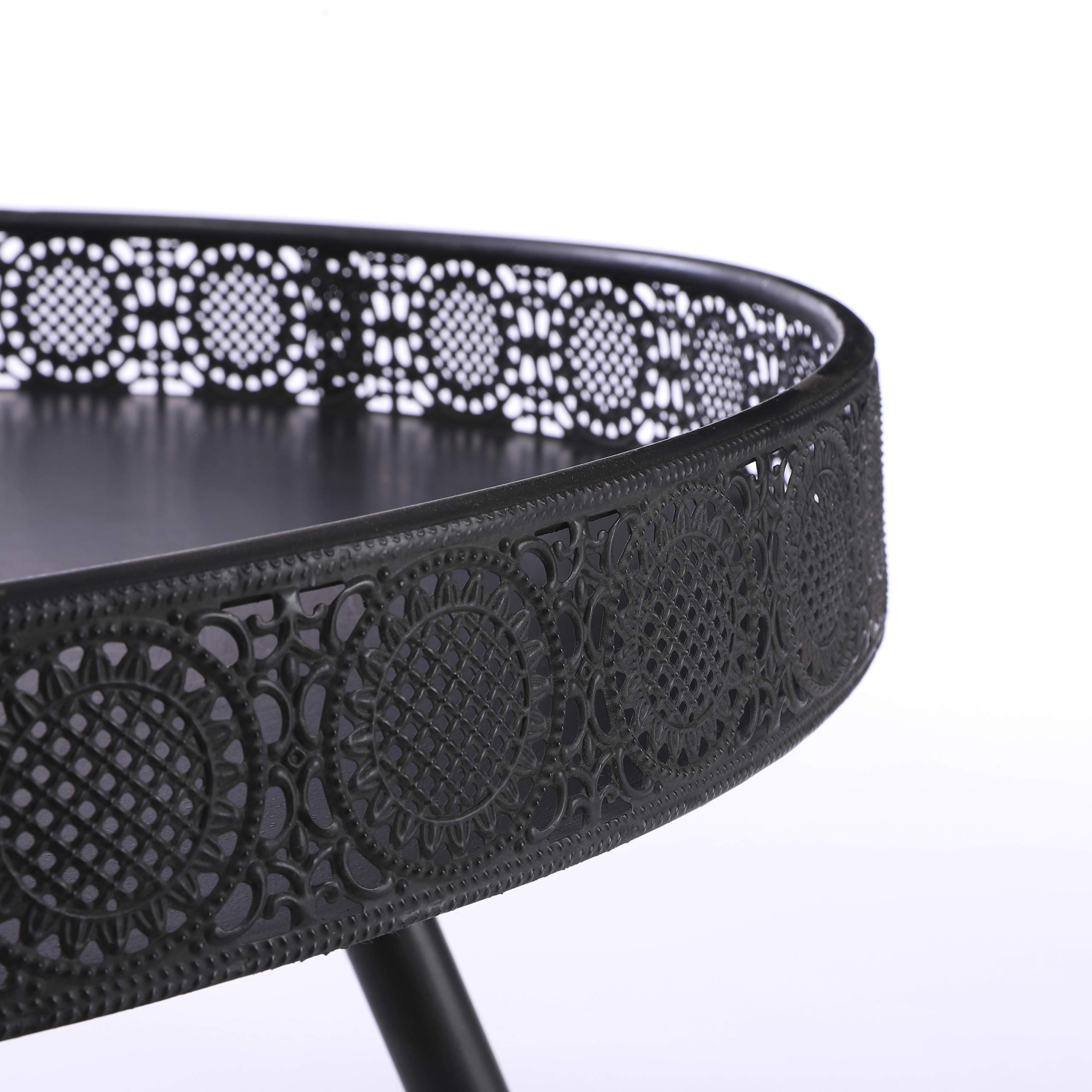mica-lagune-table-d-appoint-fer-noir-70-cm image 3