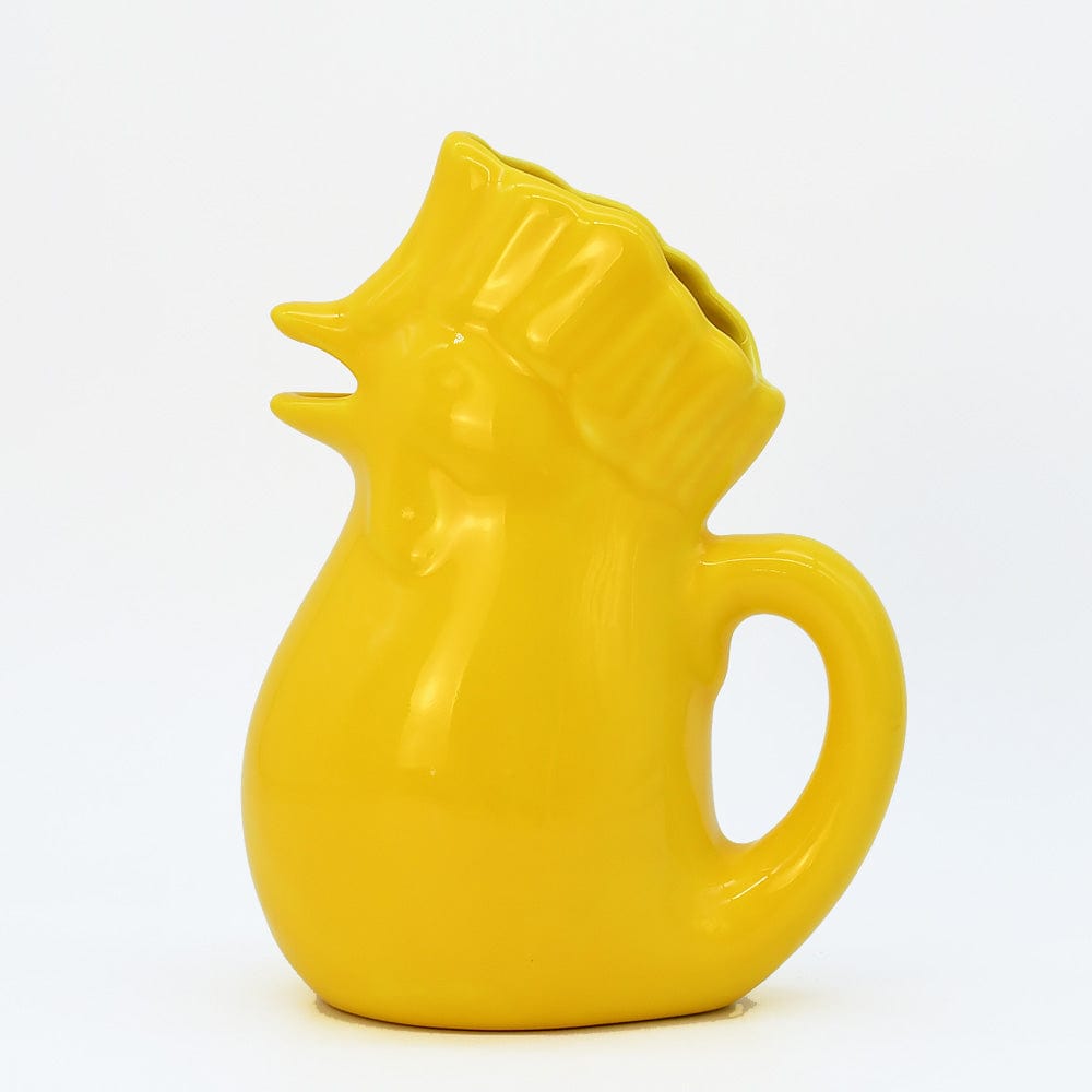 luisa-paix-o-carafe-coq-c-ramique-jaune-1-litre image 1