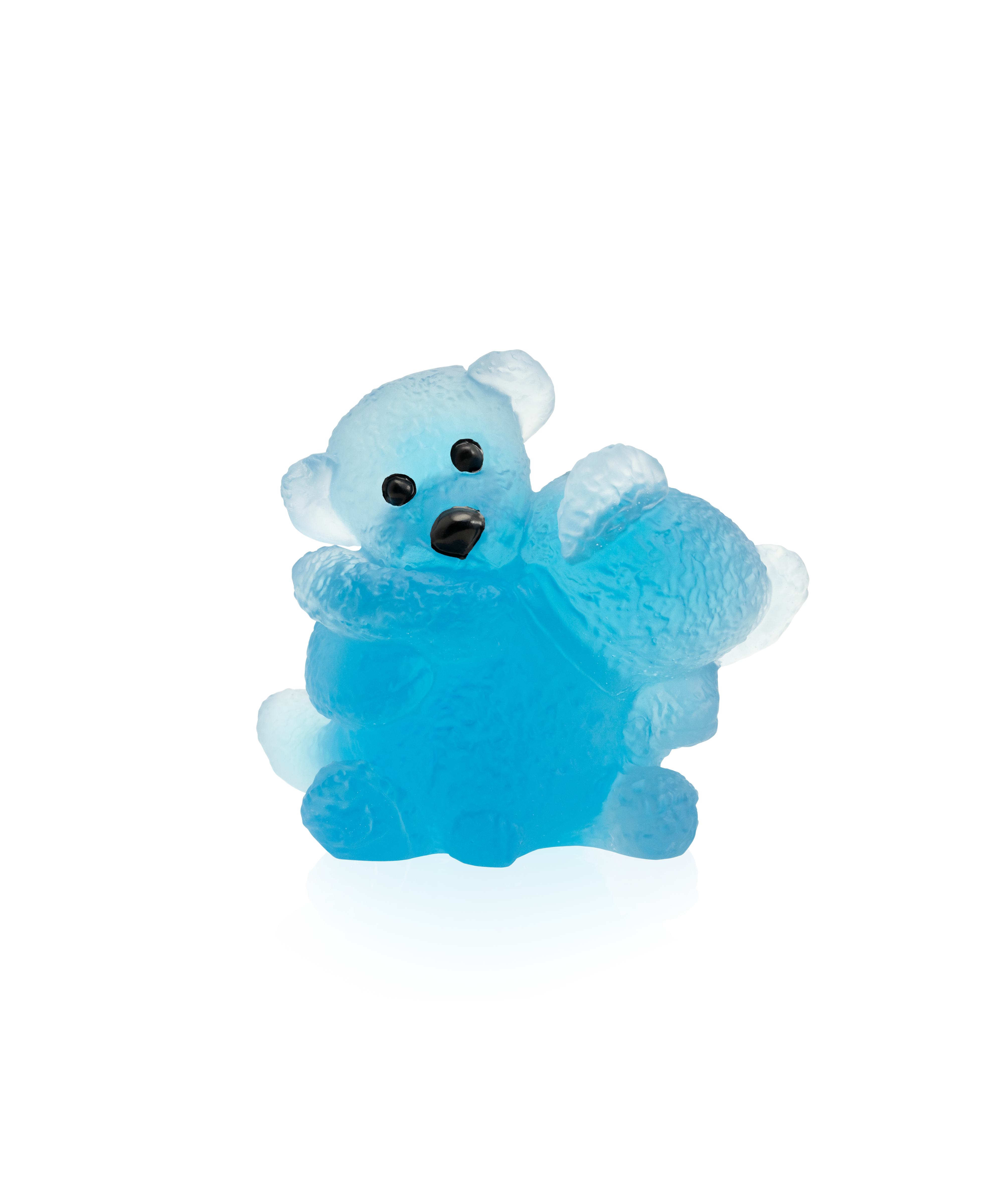 daum-art-cristal-doudours-twins-bleu-mansau-sculpture-p-te-verre-375-ex image 1