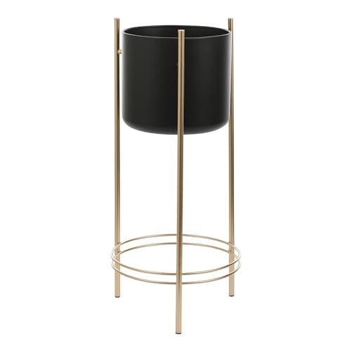 mica-decorations-sverre-pot-sur-pied-noir-dor-h66-cm image 8