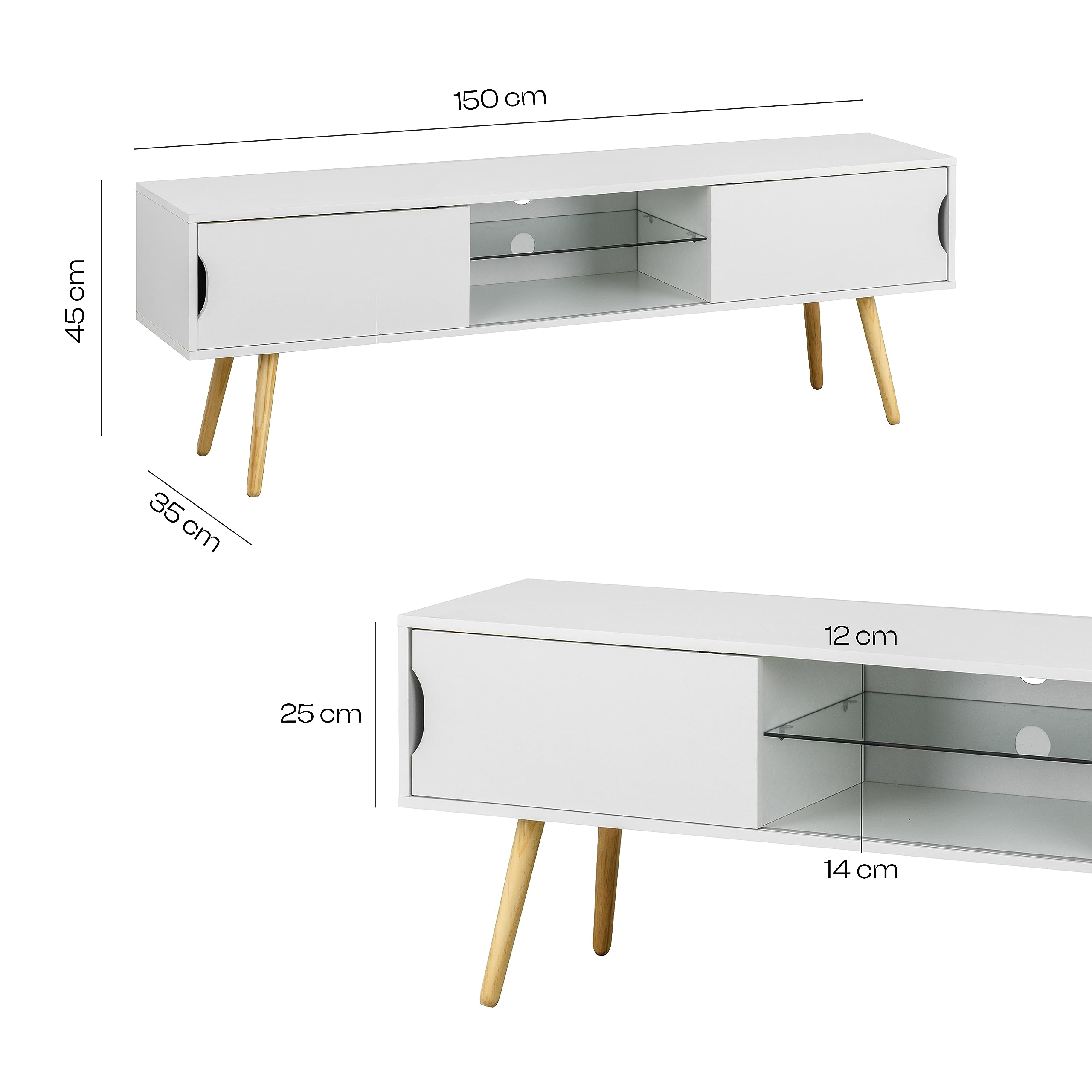 baroni-home-mobili-meuble-tv-blanc-porte-coulissante-150-cm image 6