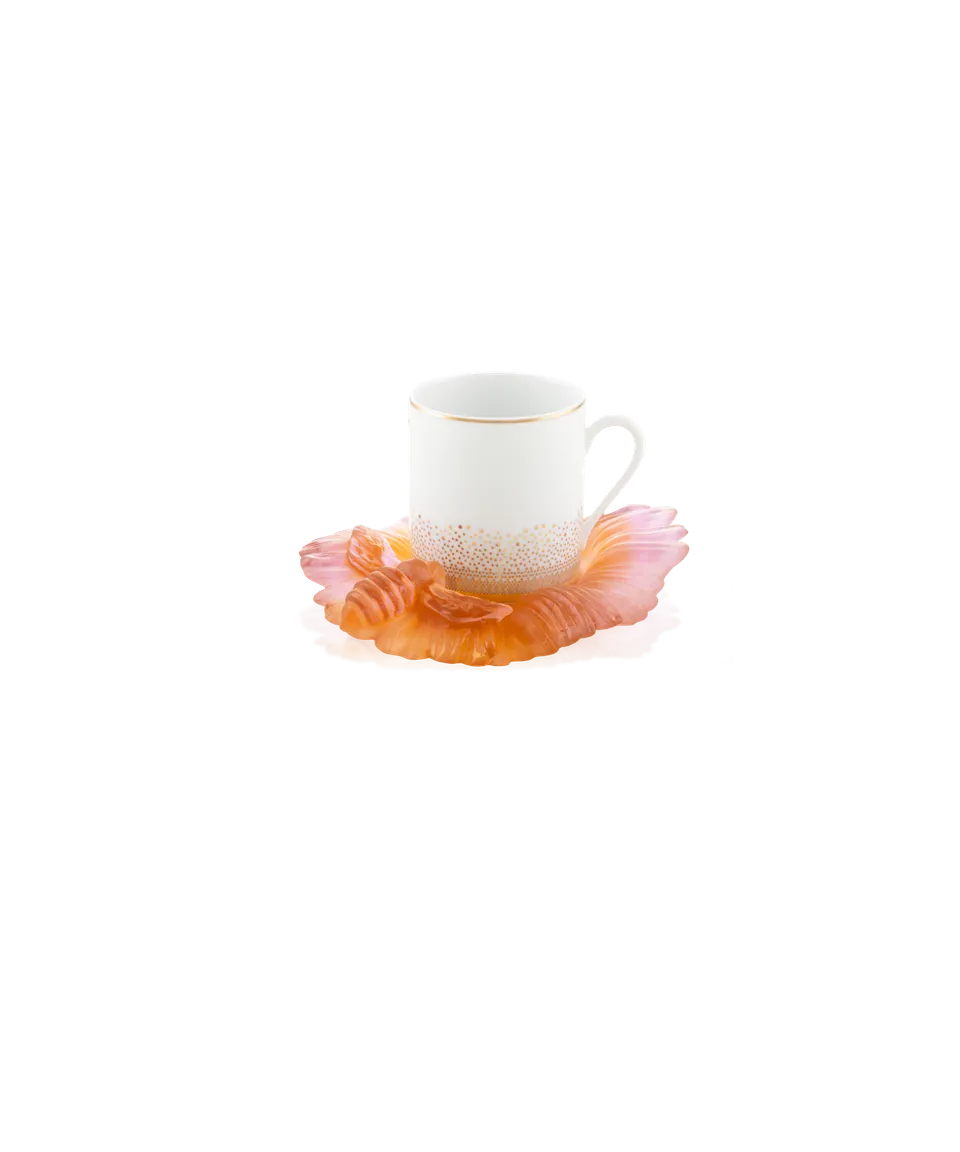 daum-or-d-abeille-coffret-2-tasses-caf-cristal-dor image 1